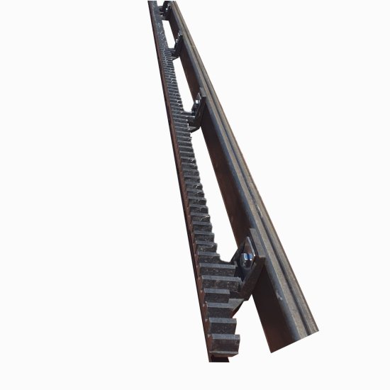 Cremaliera PVC Heavy Dutty cu insertie metalica premontata 2m lungime