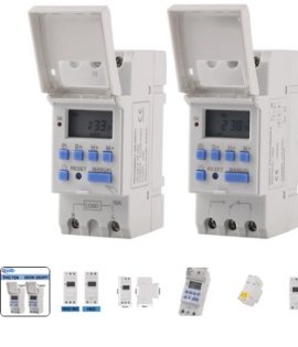 Ceas Programator Saptamanal Digital cu montare pe sina DIN