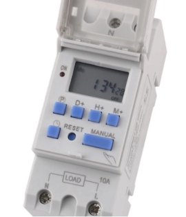 Ceas Programator Saptamanal Digital cu montare pe sina DIN