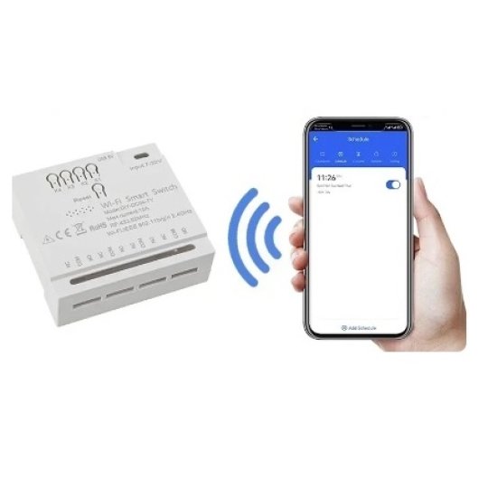 Releu wifi 4 canale deschidere automatizare porta din mobil Releu wifi 4 canale deschidere automatizare porta din mobil